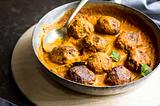 Zucchini Koftas in Coconut Sauce