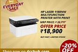 20% OFF on HP Laser Printer Price in Pune