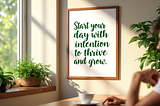 My Intention For Tomorrow