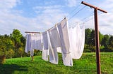 Laundry down on the farm