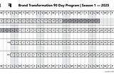 90 Day Brand Transformation