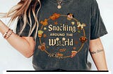 Disneyland Fall Season Snacking Around The World Png, Snacking Around The World Png, Epcot World Tour Png,Spooky Vibes Png, Triick or Treatt