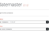 Converting Date to and From String in Ruby with Datemaster