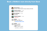 WeWork + Slack App