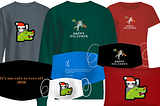 Festive Clothing and Geeky Masks Now Available