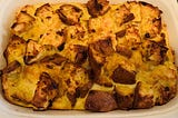 Panettone French Toast Bread Pudding for Christmas Morning