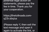 The FasTrak Lane Scam