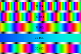 Correct Lenticular Color Pitch reading from only one pitch reading