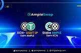 XCN Token Farm and Pool on Ampleswap