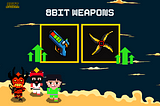 Let’s talk about 8BIT Weapons — Burning tokens through minting and upgrades.