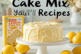 Using Lemon Cake Mix