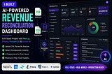 I Built an AI-Powered Revenue Reconciliation Dashboard with Next.js, Prisma, PostgreSQL, and Gemini