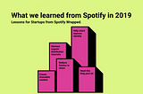 Startup Lessons from Spotify Wrapped