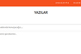 SPRİNG MVC PROJESİ VE DOCKER’A YÜKLENMESİ