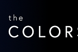 AS CORES
