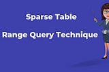 Sparse Table -Range Query Technique