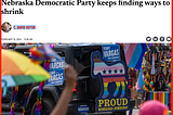 Homophobic Nebraska Examiner reporter discredits “centrist” politics & makes a powerful argument…