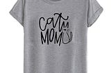 CAT MOM T Shirt