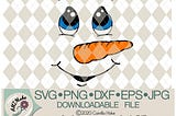 SVG File | Snowman 19 Boy svg, dxf, eps, png, jpg files for Cricut and Silhouette cutting machines