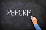 Reforms in education: The content and the context