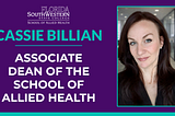 FSW School of Allied Health Announces Cassie Billian as New Associate Dean