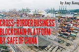 Cross-Border Business Blockchain platform by SAFE of China