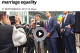 The gloves are off in the #MarriageEquality postal vote.