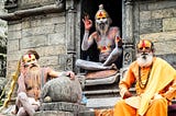 Shaiva sadhus are renunciates devoted to the mythological god, Shiva.