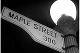 Twilight Zone Poetry No. 4 (The Monsters Are Due On Maple St.)