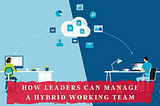 How leaders can manage a hybrid working team