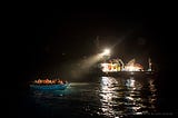 What I heard in the middle of the Mediterranean in the middle of the night