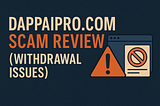 Dappaipro.com Scam Review (Withdrawal Issues)