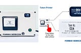 Token printer dispenser machine for banks and OPDs, from FORBIX SEMICON