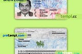 Slovenia ID template in PSD format, fully editable