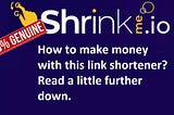 How to make money with url shortener