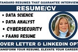 I will craft data analyst, cybersecurity, grc analyst, sap, lead, data science resume