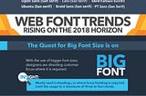 Fontsutra: Font Trends Looming on the 2018 Horizon — Infographic