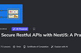 Embrace Secure RESTful APIs with NestJS on Educative.io