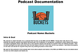 Buckets Podcast