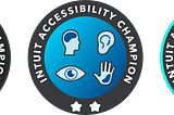 Intuit’s Accessibility Champion badges