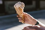 An Open Letter to the Woman Eating a Burger While Holding Her Ice Cream Cone