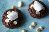 The Most Delicious Brownie Marshmallow Cookies