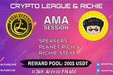 Crypto League AMA Featuring Richie (June 11, 2021).