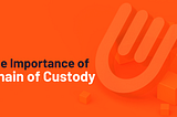 The Importance of Chain of Custody