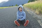 boy having a meltdown