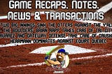 Frontier League Game Recaps, Notes, News & Transactions — June 10, 2021