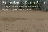 Remembering Duane Allman