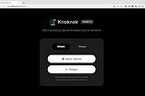 Knoknok Web Version Aptos Testnet Use and Invite Friends Tutorial