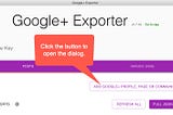 How to add Google+ profile, page or community not detected by the application
