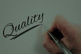 Product quality vs Code quality